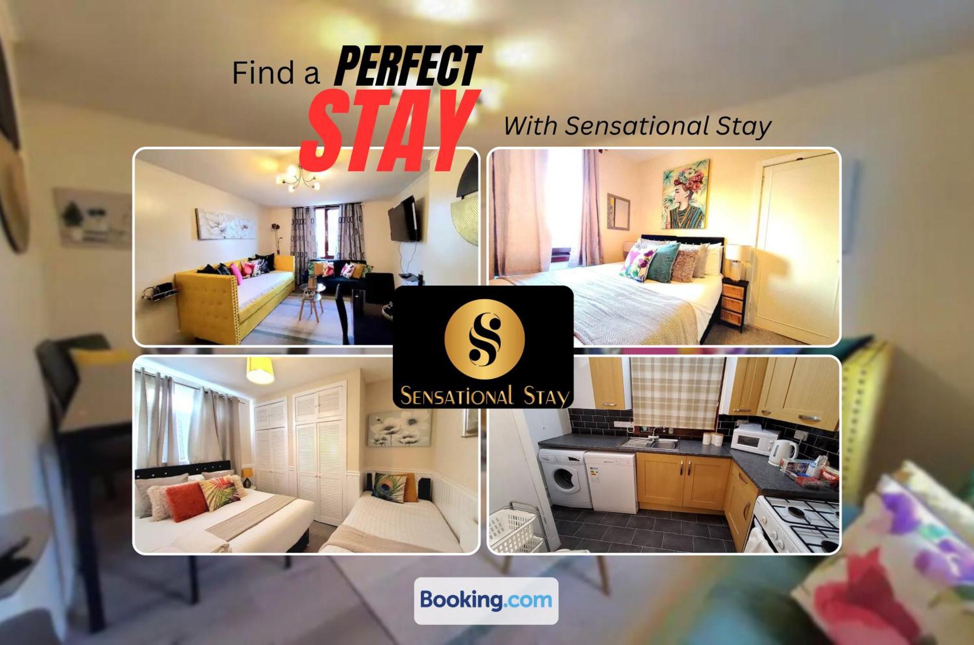 Sensational Stay Short Lets & Serviced Accommodation 2 Bedroom Apartment Aberdeen, Middlefield Place Екстериор снимка